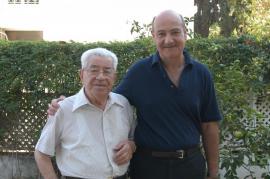 Gabriele Nissim e Moshe Bejski nel 2002